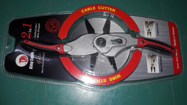 ขายคีมตัดคีมย้ำในตัวเดียวกัน8" King Eagle Made in Taiwan. ขายคีมตัดคีมย้ำในตัวเดียวกัน8" King Eagle Made in Taiwan.