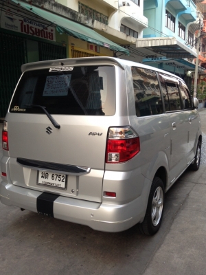 ขายSuzuki APV ปี2012รถบ้านแท้ๆไม่ค่อยได้ใช้ สวยมาก ไม่เคยชน  390,000