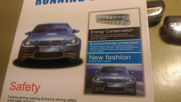 ชุดไฟติดหน้ารถ LED DAYTIME เป็นชุดสำเร็จรูปพร้อมติดด้านหน้ารถได้เลยเพื่อ 1 ชุดมีสองข้าง