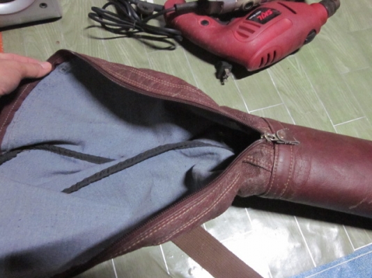 ถุ ้งใส่ไม้ก๊อฟ หนังแท้สินค้ามาจากตู้ญี่ปุ่น นำไปใส่คันเบ็ด OK