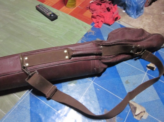 ถุ ้งใส่ไม้ก๊อฟ หนังแท้สินค้ามาจากตู้ญี่ปุ่น นำไปใส่คันเบ็ด OK