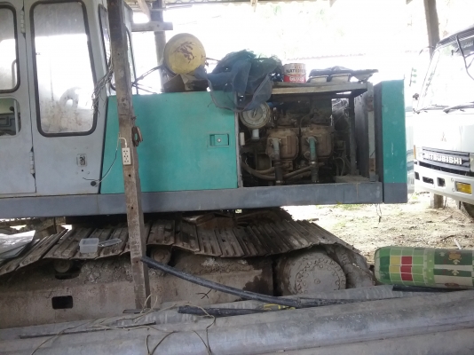 ขาย 295,000 แบคโฮ HITACHI  UH 083 เครื่องดีปั้มดีช่วงเต็มเก่าจอด 090-772-3710 090-772-3708