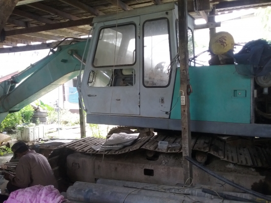 ขาย 295,000 แบคโฮ HITACHI  UH 083 เครื่องดีปั้มดีช่วงเต็มเก่าจอด 090-772-3710 090-772-3708