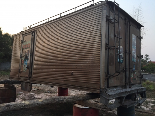 HINO FBตู้แห้งเฉพาะตู้นะจร้า ถอดจากFB ยาว5 เมตร ประตู3บาน