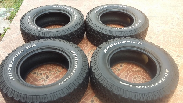 ขายยาง bf 265/70/16 จำนวน 1 ชุดครับ ลองดูเผื่อท่านใดสนใจ