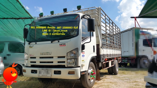 ขายISUZU NPR150 กระบะคาร์โก้คอก ปี54 ยาว 5 m