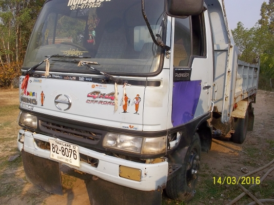 ขาย 495000 บาทดั้มHINO FC3J  165 แรง 5สูบ ทะเบียนพร้อมโอน