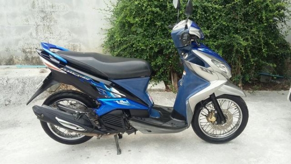 ขาย Yamaha mio 125 เครืองเดิม ระบบไฟใช้งานได้ทกจุด ชุดสีเดิมไม่มีแตก  ภาษีไม่ขาดต่อ มีเล่ม เอกสารพร้อมชุดโอนครบ อยุ่ที่ดอนเมือง กรุงเทพ ราคา 16000 เบอ 0891123302 line progress7109 สวยๆงามๆมาดูรถนัดก่อนนะครับต่อรองกันได้ครับคุยง่ายๆ