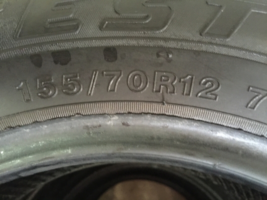 ขายยาง DEESTONE ขอบ 12"ใส่รถ DAIHATSU MIRA ปี 2011