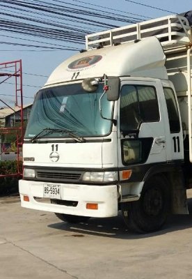 รถบรรทุกส่งจักรยาน หกล้อ ฮีโน่ FD1J 260 ช่วงยาว 9ม รถสภาพดีสวยจัดบางเดิมทั้งคัน ทะเบียบพร้อมโอน