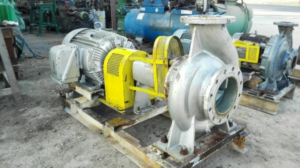 Sell> ปั้มน้ำหอยโข่ง EBARA ใบพัดทองเหลือง เข้า 8"- 6" มอเตอร์ TECO 50 HP. สภาพสวยวิ่งเงียบพร้อมใช้งานมาเทสก่อนได้!!