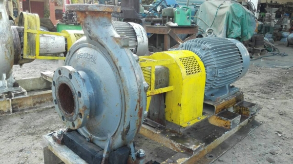 Sell> ปั้มน้ำหอยโข่ง EBARA ใบพัดทองเหลือง เข้า 5"- 4" ชนมอเตอร์ TECO 30 HP. สภาพสวยวิ่งเงียบพร้อมใช้งานมาเทสก่อนได้!!