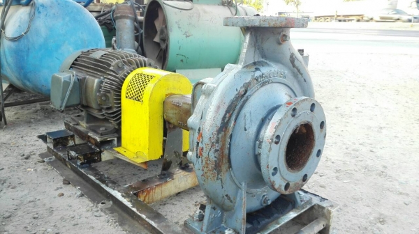 Sell> ปั้มน้ำหอยโข่ง EBARA ใบพัดทองเหลือง เข้า 5"- 4" ชนมอเตอร์ TECO 20 HP. สภาพสวยวิ่งเงียบพร้อมใช้งานมาเทสก่อนได้!!