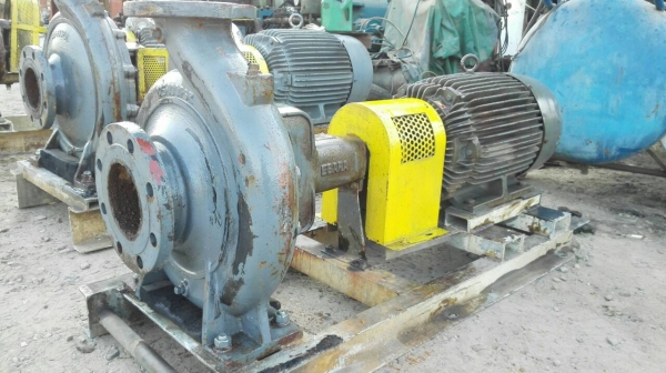 Sell> ปั้มน้ำหอยโข่ง EBARA ใบพัดทองเหลือง เข้า 5"- 4" ชนมอเตอร์ TECO 20 HP. สภาพสวยวิ่งเงียบพร้อมใช้งานมาเทสก่อนได้!!