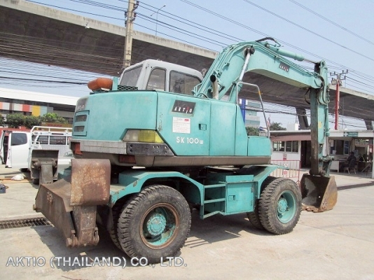 ขายรถขุดล้อยาง KOBELCO SK100W YE02