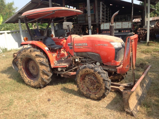 ขายรถรถไถนาคูโบต้า L 4708DT-47 แรงม้า ปี54 (ราคา 378,000 บาท) (มีภาพวีดีโอ) พร้อมอุปกรณ์ 3 รายการ โร