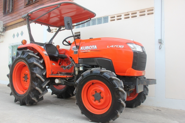 คูโบต้า L4708 4 WD เกรด A พร้อมใบมีดตราช้าง  แน่นๆสีเดิมๆจากโรงงาน ..เอกสารเล่มทะเบียนครบ