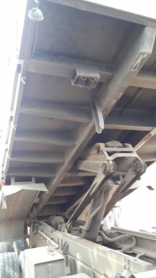 ขายรถบรรทุกพ่วงดัมพ์ ISUZU เครื่อง 320 แรง ปี 49 แม่ลูกดัมพ์สามมิตร ลูก 3 เพลาแท้