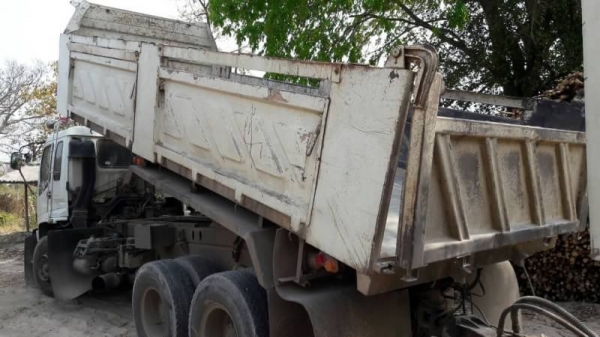 ขายรถบรรทุกพ่วงดัมพ์ ISUZU เครื่อง 320 แรง ปี 49 แม่ลูกดัมพ์สามมิตร ลูก 3 เพลาแท้