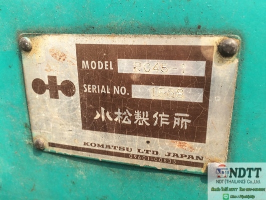 ถึงไทยแล้ว!!! KOMATSU PC45-1 4947hr 1991yr รถเก่าญี่ปุ่นไม่เคยใช้งานในไทยครับ