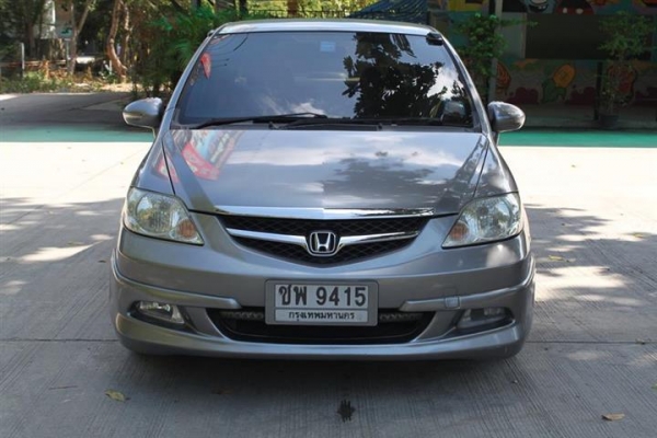 HONDA CITY 1.5 ZX VTT สีบอร์นเงิน ปี2007 HONDA CITY 1.5 ZX VTT สีบอร์นเงิน ปี2007