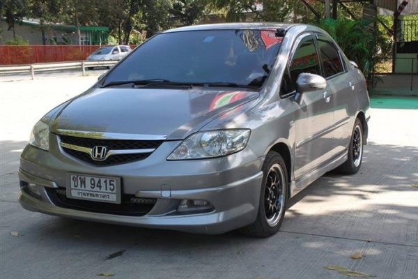 HONDA CITY 1.5 ZX VTT สีบอร์นเงิน ปี2007 HONDA CITY 1.5 ZX VTT สีบอร์นเงิน ปี2007