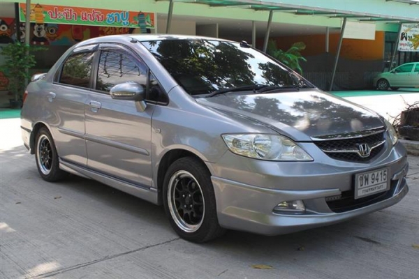 HONDA CITY 1.5 ZX VTT สีบอร์นเงิน ปี2007 HONDA CITY 1.5 ZX VTT สีบอร์นเงิน ปี2007