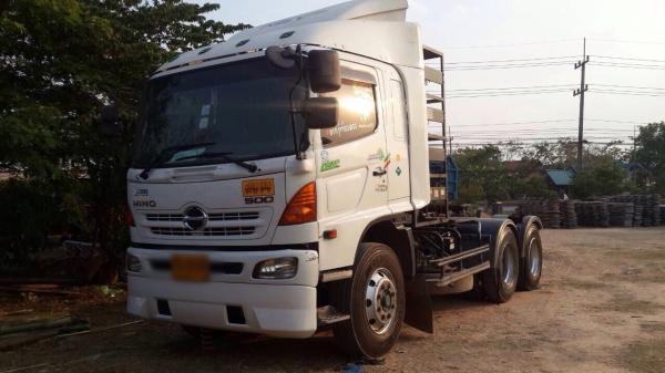 ขายดาว์นหัวลาก Hino เครื่อง 380 แรง ปี 55 ติดแก๊ส 8 ถัง ส่งต่อ 19 งวด ๆละ 66,000 บาท ไฟแนนซ์ราชธานี