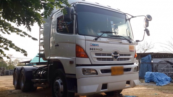 ขายดาว์นหัวลาก Hino เครื่อง 380 แรง ปี 55 ติดแก๊ส 8 ถัง ส่งต่อ 19 งวด ๆละ 66,000 บาท ไฟแนนซ์ราชธานี