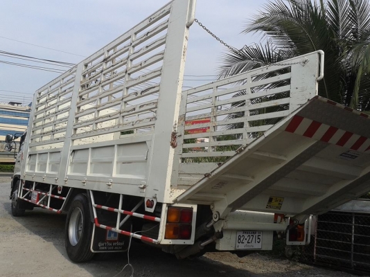 ขายรถ6ล้อคอก มีลิฟท์ท้าย HINO FG8JPLA ปี2014 เครื่อง212แรงม้า คอกยาว7.30เมตร รถสวยเจ้าเดียว