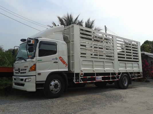 ขายรถ6ล้อคอก มีลิฟท์ท้าย HINO FG8JPLA ปี2014 เครื่อง212แรงม้า คอกยาว7.30เมตร รถสวยเจ้าเดียว
