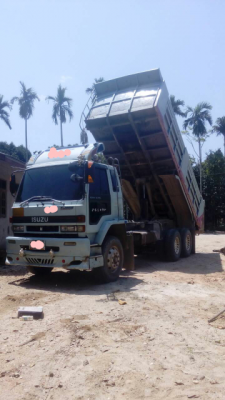 ขายรถบรรทุก 18 ล้อพ่วงแม่ลูกดัมพ์ ISUZU ROCKY 240 แรงม้าโค๊ช Y ลูกพ่วงสามมิตร 2 เพลา ราคา 1200000