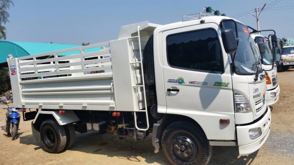 ขายรถบรรทุกหกล้อดัมพ์ HINO FC4J เครื่อง 175 แรง ปี 50 กระบะดัมพ์ยาว 4 เมตร รถพร้อมใช้งาน