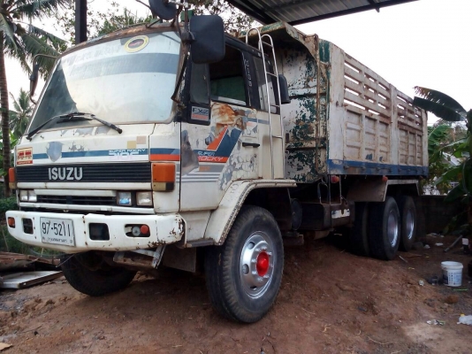 ขายรถสิบล้อดัมพ์ ISUZU FXZ13NFY เครื่อง 6SD1-240 แรง ปี 33 รถใช้งานอยู่ ทะเบียนพร้อม
