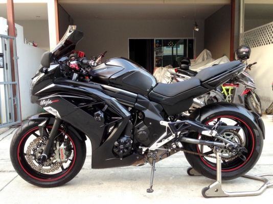 ขาย Kawasaki Ninja650 ปี12 สภาพเต็ม ล้อZX10 ปั้มบนอิตตาลี ล่างM4 ราคา228000บาท