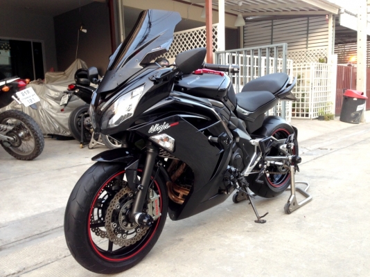 ขาย Kawasaki Ninja650 ปี12 สภาพเต็ม ล้อZX10 ปั้มบนอิตตาลี ล่างM4 ราคา228000บาท