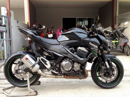 ((ดาวน์55000))ขาย Kawasaki Z800 ปี14 สภาพดี ท่อแต่ง ไม่ล้ม ไม่แปะ ราคา295000บาท