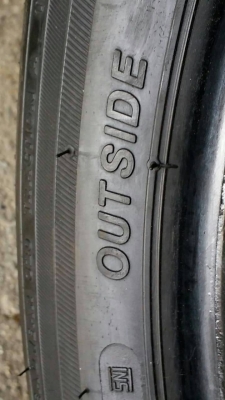 ยาง bridgestone 185 55 16 ถอดป้ายแดง ชุดล่ะ 7500