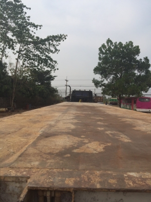 ขายหางพื้นเรียบ. 3เพลา 12.5 ม. ต่ออู่พนัส. ยางดีทุกเส้น. พร้อมใช้