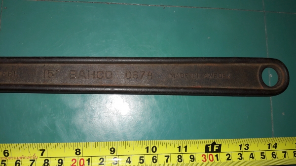 ขายประแจเลื่อนBAHCO V-STEEL 15" BAHCO 0674 MADE IN SWEDEN. ขายประแจเลื่อนBAHCO V-STEEL 15" BAHCO 0674 MADE IN SWEDEN.