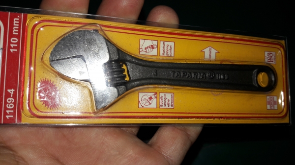 ขายประแจเลื่อนTAPARIA Made in India.ขนาด4"เหล็กดี