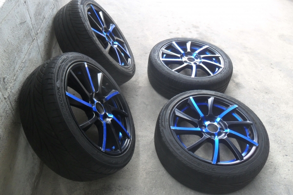 ล้อแม็ก17นิ้ว4รุ100 พร้อมยาง สวยๆ 4 ล้อ ราคา 6750 บาท ล้อแม็ก17นิ้ว4รุ100 พร้อมยาง สวยๆ 4 ล้อ ราคา 6750 บาท