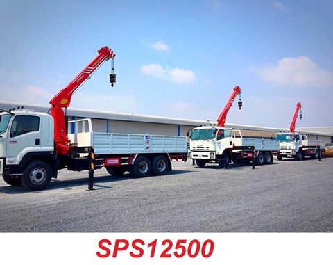 เครนติดรถบรรทุก อุปกรณ์เครนและอะไหล่เครน ยี่ห้อพาวฟิงเกอร์ (Sany Palfinger)