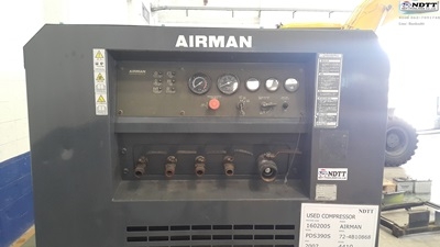 ปั้มลม Airman PDS390S เก่าญี่ปุ่นไม่เคยใช้ในไทย ลม 7 บาร์ สภาพสวย เครื่อง สกรู แน่ๆ ตัวนี้ไม่แพง สอบถาม 062-709-1748 ธีรเทพ