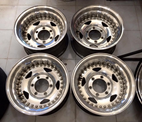 ขายล้อ CENTER LINE ขอบ 15x8 ET-25 6 รูกระบะ ลึกๆสวยๆ ประมูลญี่ปุ่น