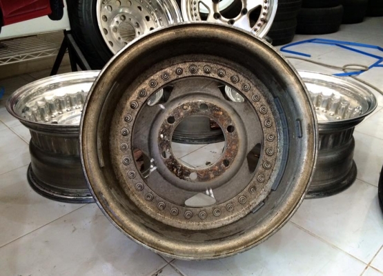 ขายล้อ CENTER LINE ขอบ 15x8 ET-25 6 รูกระบะ ลึกๆสวยๆ ประมูลญี่ปุ่น