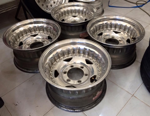 ขายล้อ CENTER LINE ขอบ 15x8 ET-25 6 รูกระบะ ลึกๆสวยๆ ประมูลญี่ปุ่น