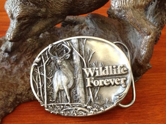 ขายหัวเข็มขัด Vintage Wildlife Forever Limited Edition แบบที่ 2