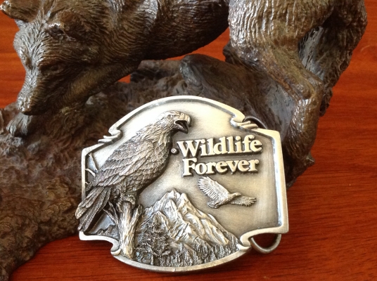 ขายหัวเข็มขัด Vintage Wildlife Forever Limited Edition แบบที่ 3