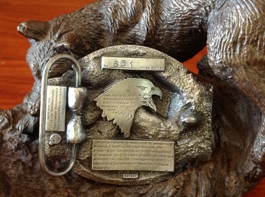 ขายหัวเข็มขัด Vintage Wildlife Forever Limited Edition แบบที่ 3